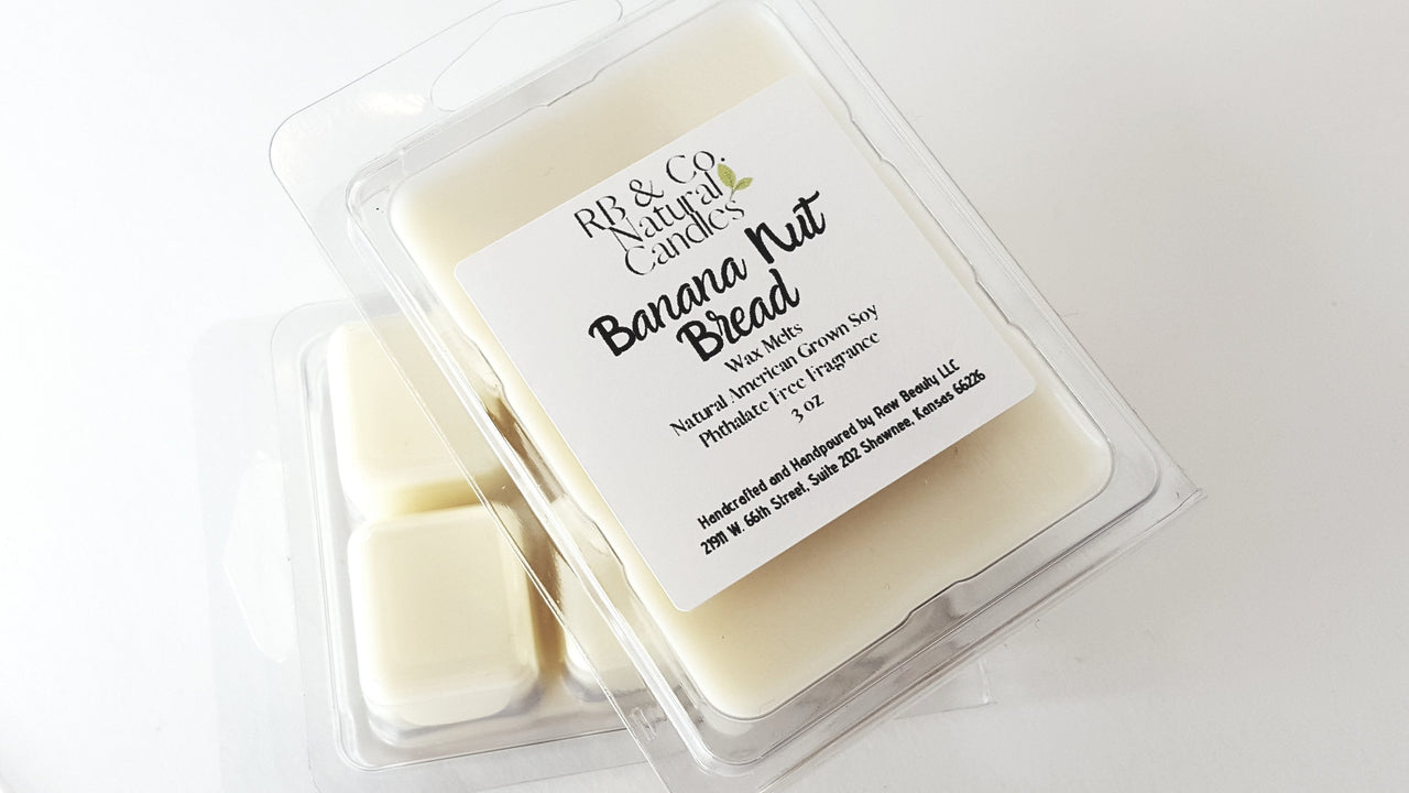 Banana Nut Bread Soy Hand-Poured Candle