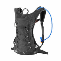 Thumbnail for Crossfit/Hiking Hydration Pack w/ 2L Water Bladder shown in black from another angle