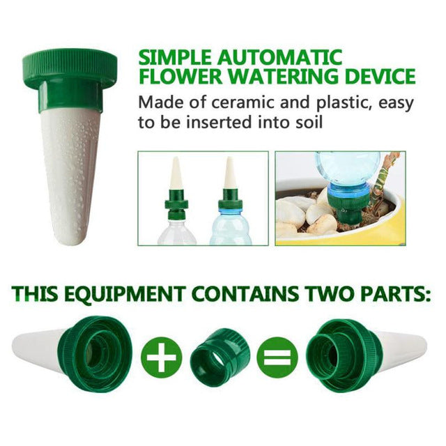 4Pc Plant Self Waterer Device