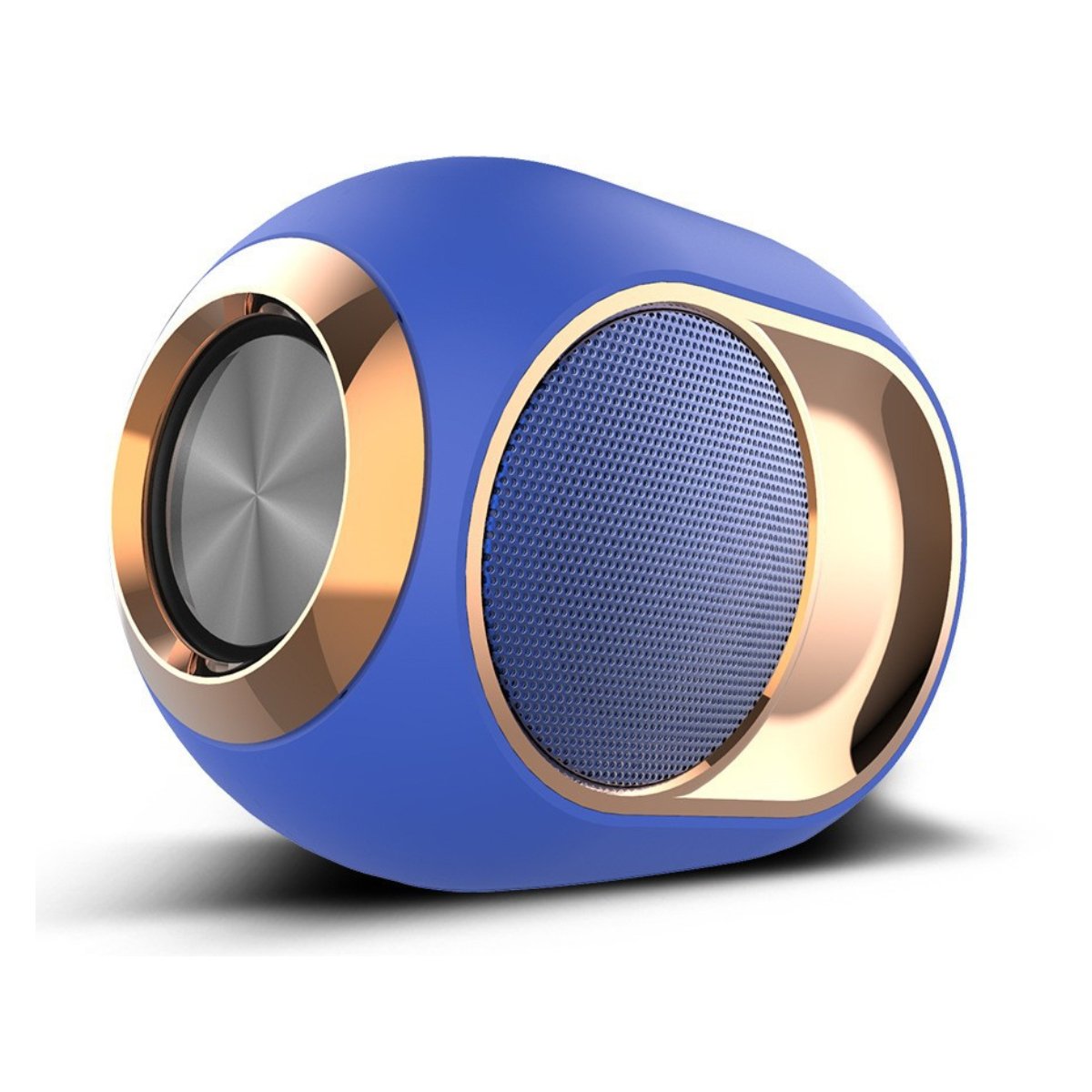 Olden Golden Bluetooth Speaker in blue and 14k gold color