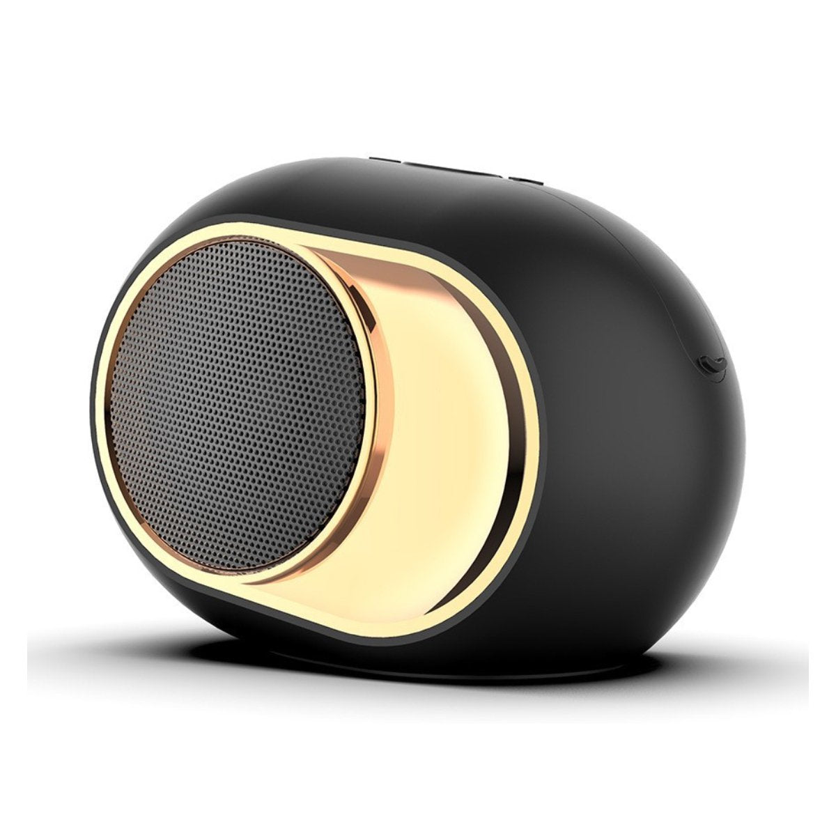 Olden Golden Bluetooth Speaker shown on its side