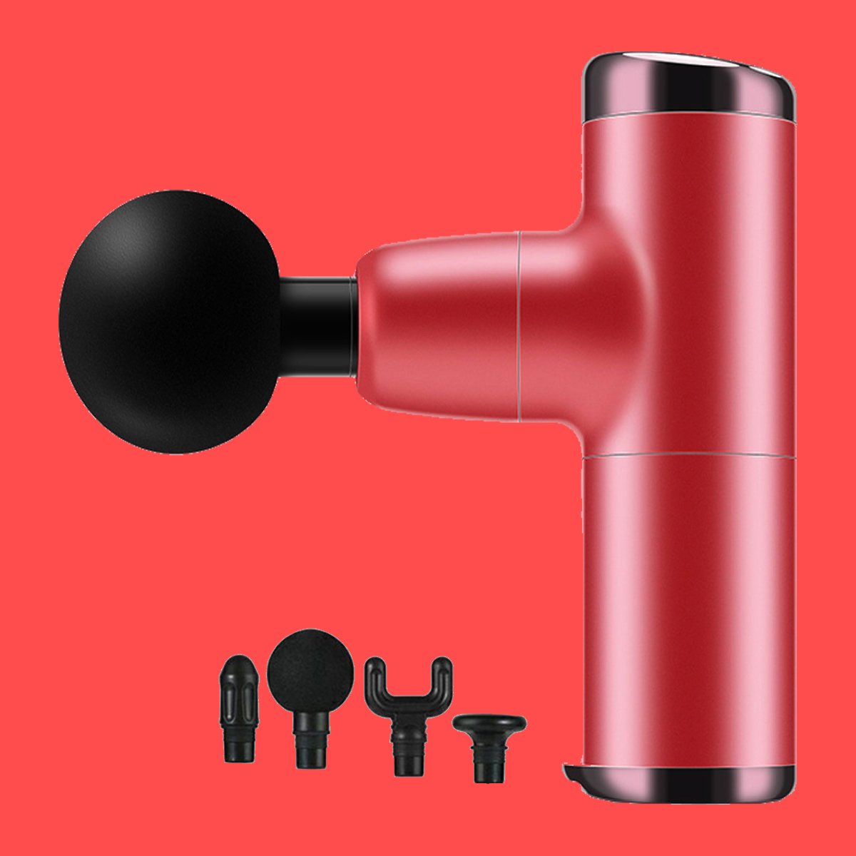 No More Sore Mini Massager And Muscle Toner in red