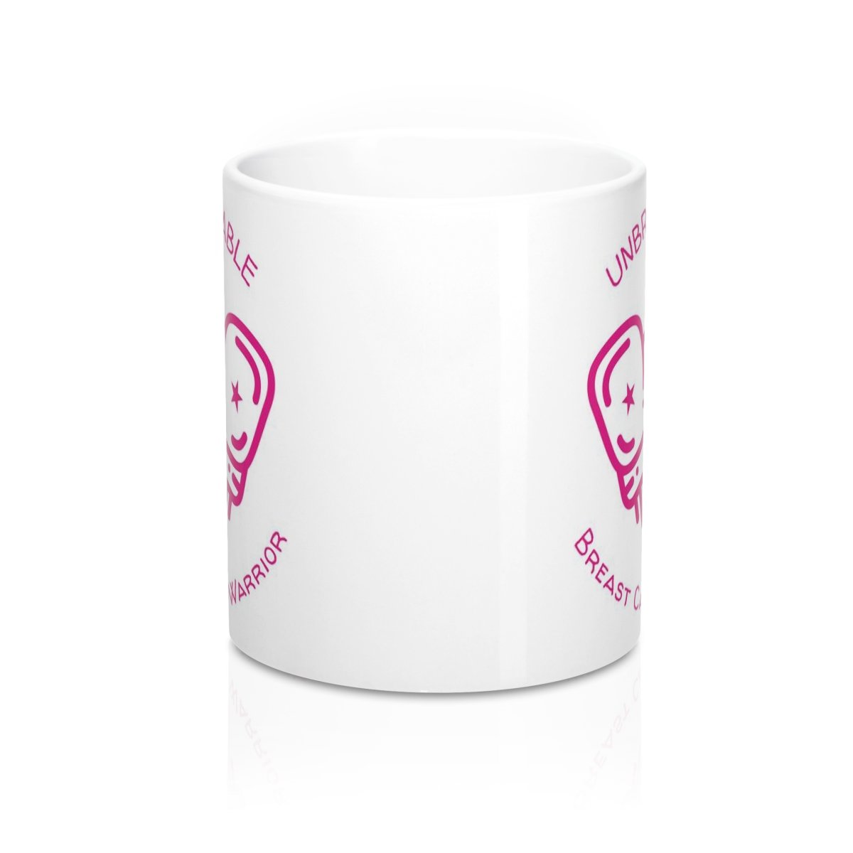 Unbreakable Breast Cancer Survivor Mug 11oz back