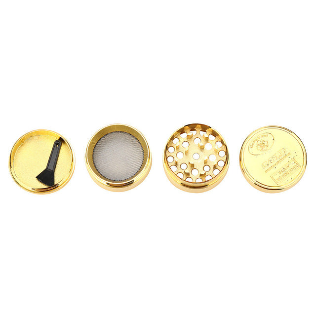 Golden Tobacco Herb & Spice Grinder