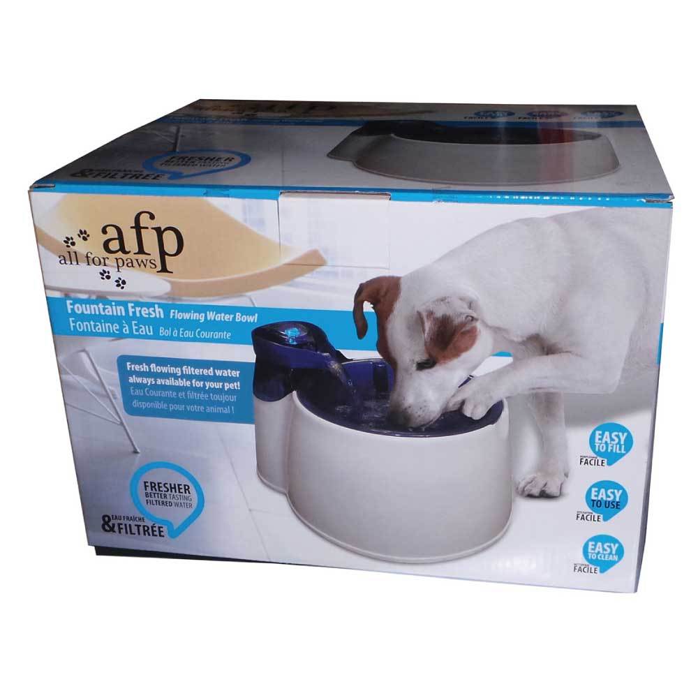 2L Interactive Fresh Water Filter Pet Bowl