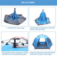 Thumbnail for Instant Pop Up 4 person Family Tent