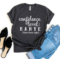 Thumbnail for Confidence Level: Kanye Times Fourty Eight T-shirt