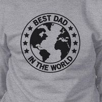 Thumbnail for World Best Dad Unisex Grey Cute Sweatshirt Perfect