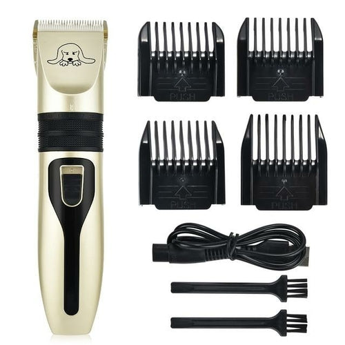 Black & Gold Turbo Pet Hair Clipper Set