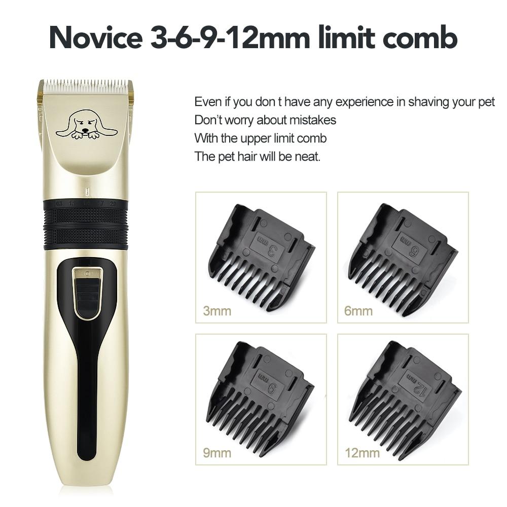 Black & Gold Turbo Pet Hair Clipper Set