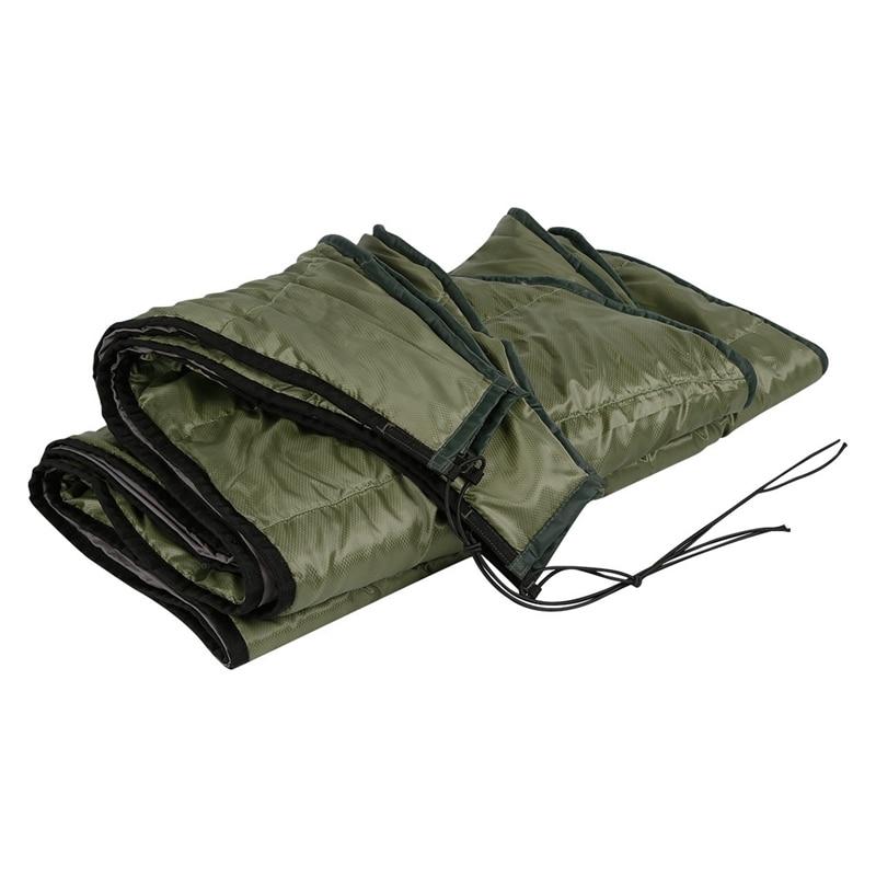 Shows the Ripstop Nylon Waterproof Hammock Under Quilt folded up