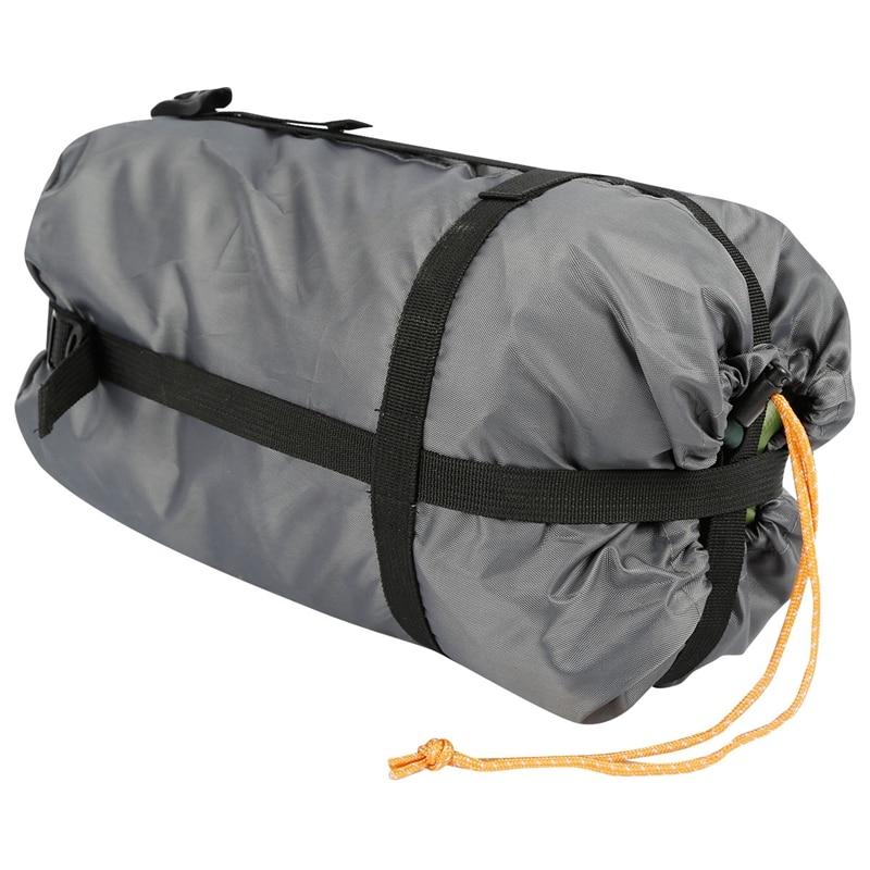 Ripstop Nylon Waterproof Hammock Under Quilt heavy duty carry bag in gray and black