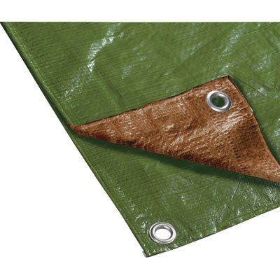 Wetsel 651051 Tarp  Brown-Green 8 X 10